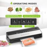 Bonsenkitchen Vacuum Sealer with 50 Bags and Cutter