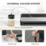 Bonsenkitchen Vacuum Sealer with 50 Bags and Cutter