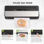 Bonsenkitchen Vacuum Sealer with 50 Bags and Cutter