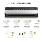 Bonsenkitchen Vacuum Sealer with 50 Bags and Cutter