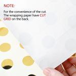 Gold Jumbo Wrapping Paper Roll Set - 3 Rolls