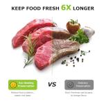 Bonsenkitchen Vacuum Sealer with 50 Bags and Cutter