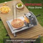 Portable Outdoor Wood Pellet Pizza Oven 12