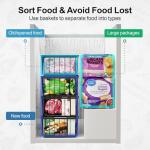 Stackable Freezer Organizer Bins - 4 Pack