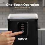 Igloo Compact Self-Cleaning Ice Maker - Black