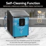 Igloo Compact Self-Cleaning Ice Maker - Black