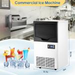Euker 100LBS Ice Maker with Self-Cleaning Bin