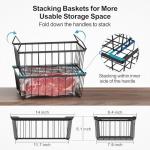 Stackable Freezer Organizer Bins - 4 Pack