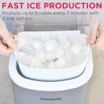 Frigidaire Compact Ice Maker, 26 lbs Daily, Silver
