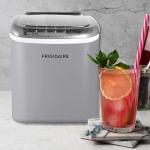 Frigidaire Compact Ice Maker, 26 lbs Daily, Silver