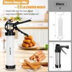 Churro Maker Kit with Piping Bag and Nozzles