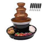 3-Tier Chocolate Fondue Fountain for Parties