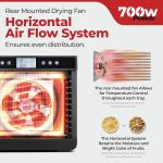 Magic Mill Food Dehydrator with 10 Stainless Steel Trays