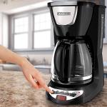 BLACK+DECKER 12-Cup Programmable Coffeemaker, Black