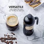 OVENTE 12 oz French Press Coffee Maker, Black