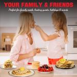 Electric 12-Inch Crepe Maker with Silicone Molds