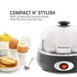 Elite Gourmet Rapid Egg Cooker, 7 Eggs Perfectly Cooked