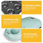 Aoruru Mini Donut Maker for Kids - 4 Doughnuts