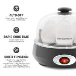 Elite Gourmet Rapid Egg Cooker, 7 Eggs Perfectly Cooked