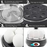 Elite Gourmet Rapid Egg Cooker, 7 Eggs Perfectly Cooked
