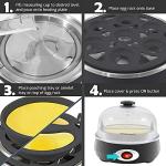 Elite Gourmet Rapid Egg Cooker, 7 Eggs Perfectly Cooked