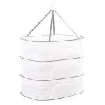 3-Layer Hanging Herb Drying Rack - Foldable Mesh
