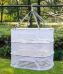 3-Layer Hanging Herb Drying Rack - Foldable Mesh