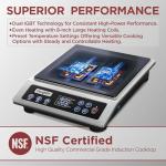 ChangBERT 1800W Portable Induction Cooktop with 18 Settings