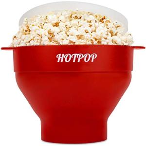 HotPop Silicone Microwave Popcorn Maker - Cherry