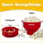 HotPop Silicone Microwave Popcorn Maker - Cherry