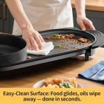 AORAN 2200W Electric Grill & Hot Pot Combo