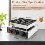 25PCS Electric Mini Pancake Maker Machine