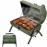Portable Adjustable Charcoal Grill for Outdoor Fun
