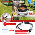 Single Burner Portable Propane Gas Cooktop