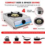 Single Burner Portable Propane Gas Cooktop