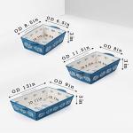 Wisenvoy 3-Piece Ceramic Lasagna and Casserole Set