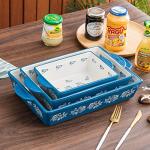 Wisenvoy 3-Piece Ceramic Lasagna and Casserole Set