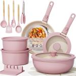 Astercook 21-Piece Non-Stick Ceramic Cookware Set