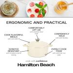 Hamilton Beach 3-Quart Enameled Cast Iron Dutch Oven
