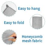 Large Absorbent Dish Drying Mats - Gray Set