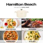 Hamilton Beach 3-Quart Enameled Cast Iron Dutch Oven