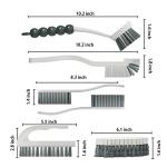 6-Piece Scrub Brush Set for Kitchen & Bathroom