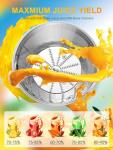 Powerful 1200W Juice Extractor with Large Chute