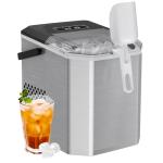 Portable Stainless Steel Ice Maker with Self-Cleaning