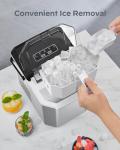 Portable Stainless Steel Ice Maker with Self-Cleaning