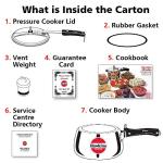 Hawkins 3 Litre Contura Pressure Cooker - Silver