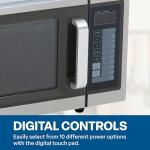 Commercial Microwave with Touch Pad Control, 1000 Watts
