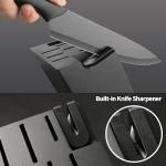 KATISUN 16-Piece Kitchen Knife Set with Block