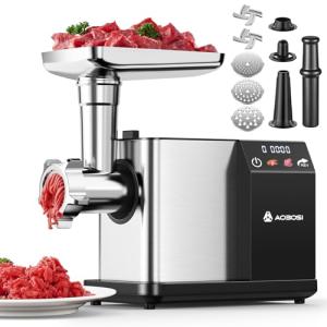 AAOBOSI Electric Meat Grinder with Touch Screen