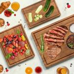 Set of 3 Acacia Wood Cutting Boards